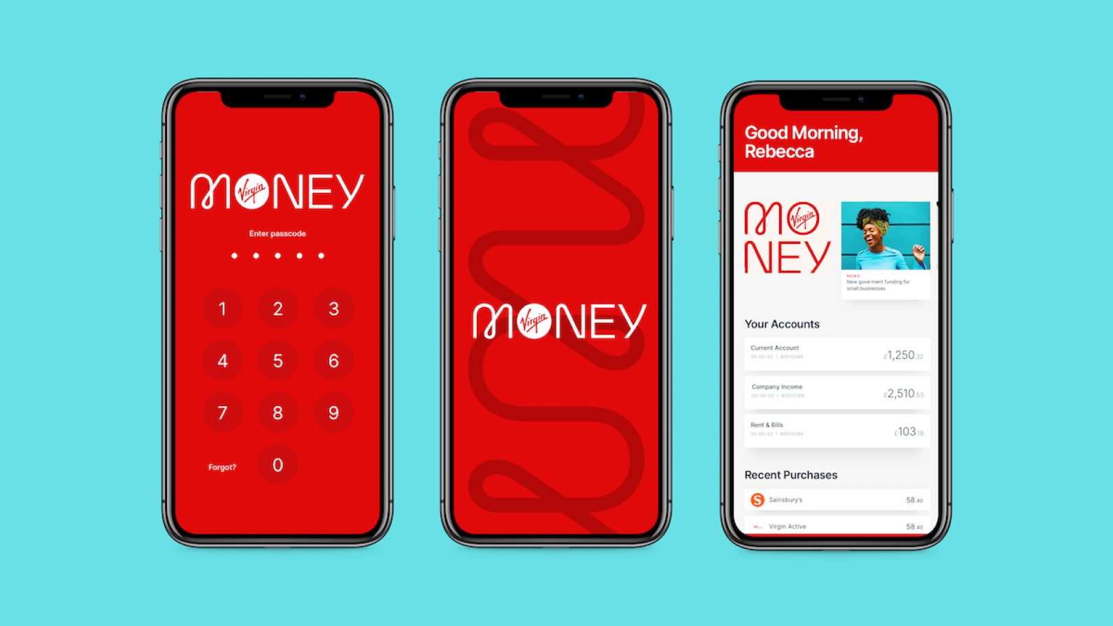 金融行業(yè)Virgin MoneyVI設(shè)計