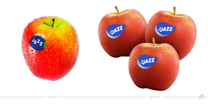 Jazz Apple標(biāo)志新舊對(duì)比（左舊右新）